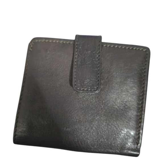 STS Ranchwear Dark Brown Leather Wallet - Picture 2 of 5